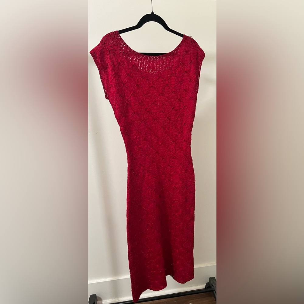 Vintage Magenta Dress